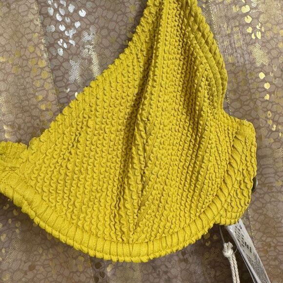 Billabong Summer High Tart Lime Reese Underwire Bikini Top Med NWT - Picture 4 of 10